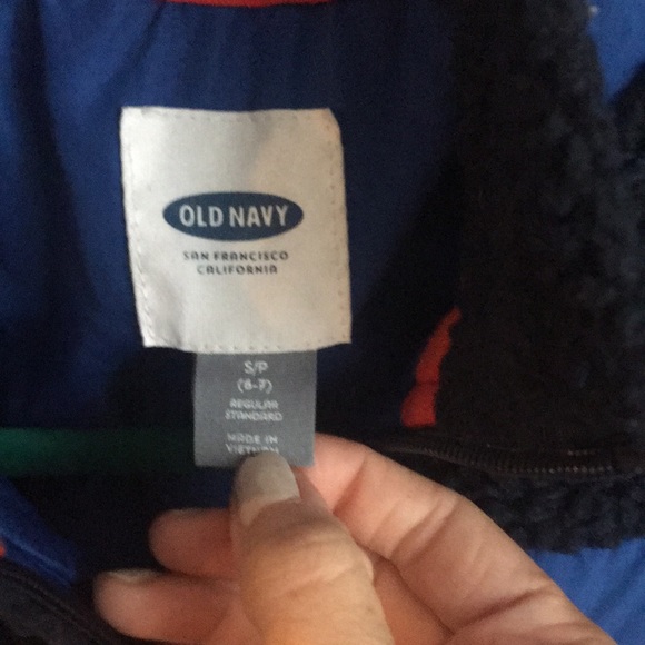 Boys Navy blue jacket - Picture 3 of 3